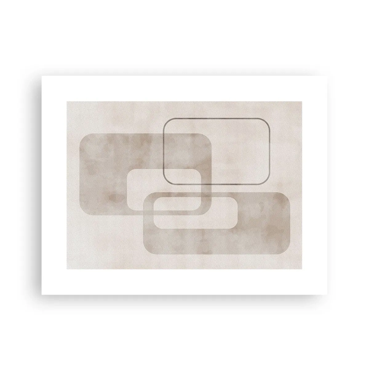 Affiche - Poster - Fugue géométrique - 40x30 cm