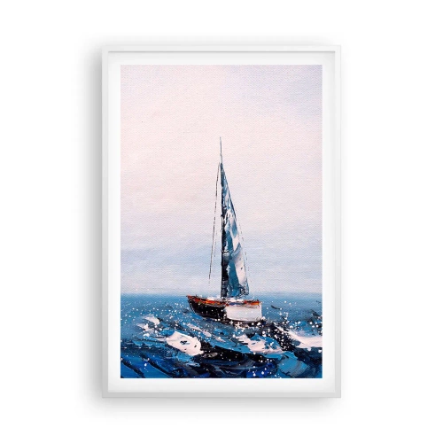 Affiche dans un cadre blanc - Poster - Confrérie du vent - 61x91 cm