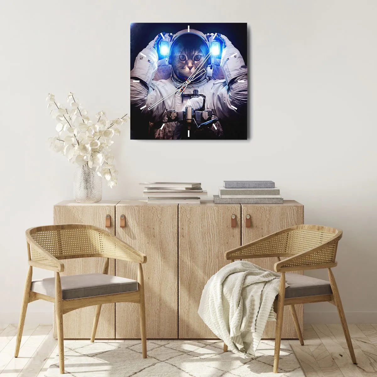 Horloge murale - Pendule murale - Houston, vous avez un problème - 30x30 cm