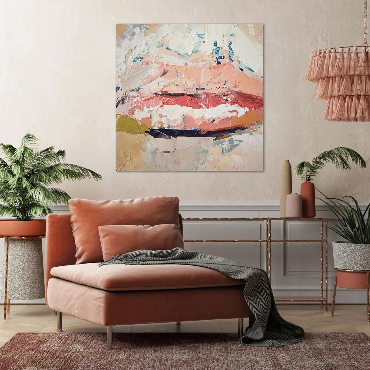 Impression sur toile - Image sur toile - Éveil la pensée - 50x50 cm