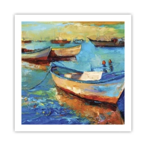 Affiche - Poster - Dans la baie du sud - 60x60 cm