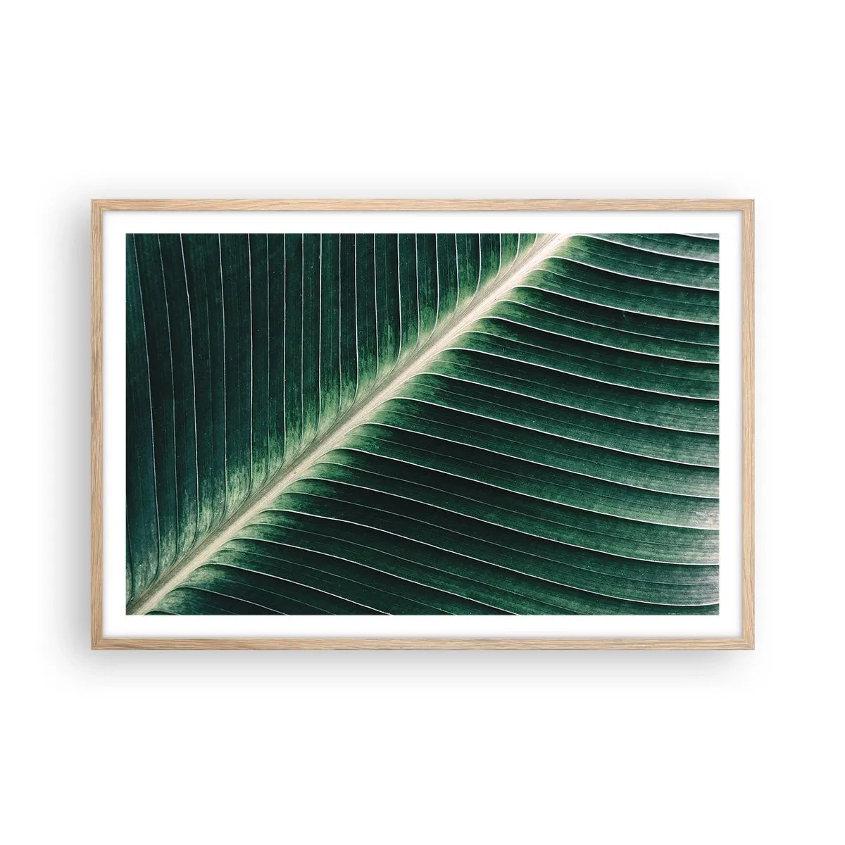 Affiche dans un chêne clair - Poster - Le rythme de la nature - 91x61 cm