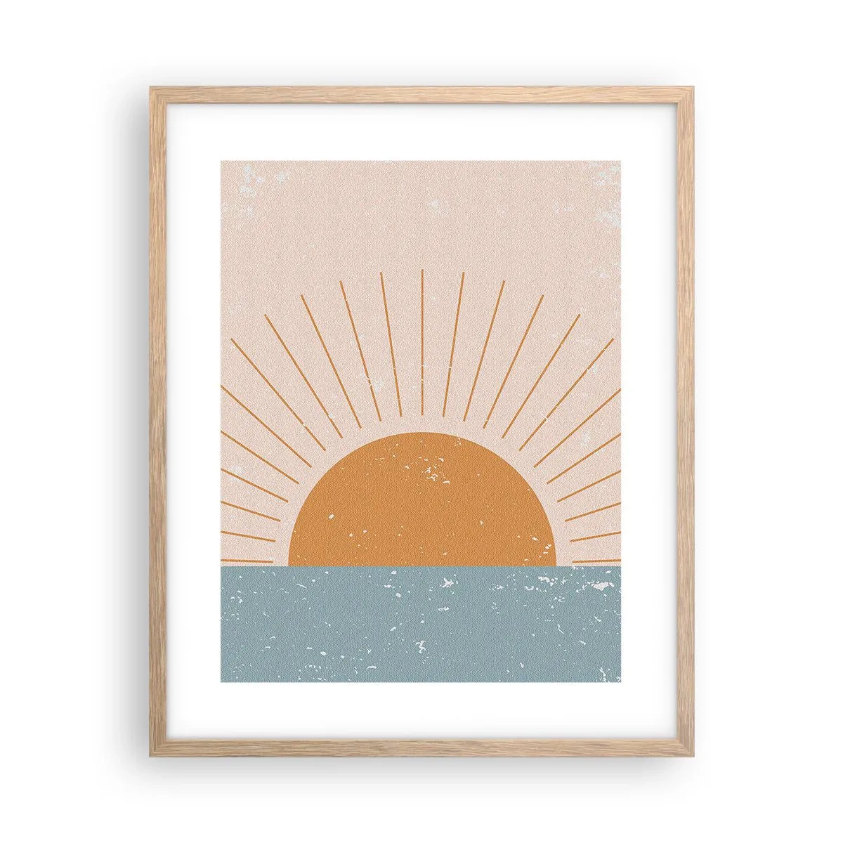 Affiche dans un chêne clair - Poster - Un miracle au quotidien - 40x50 cm