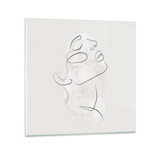 Impression sur verre - Image sur verre - L'esquisse d'un rêve - 50x50 cm