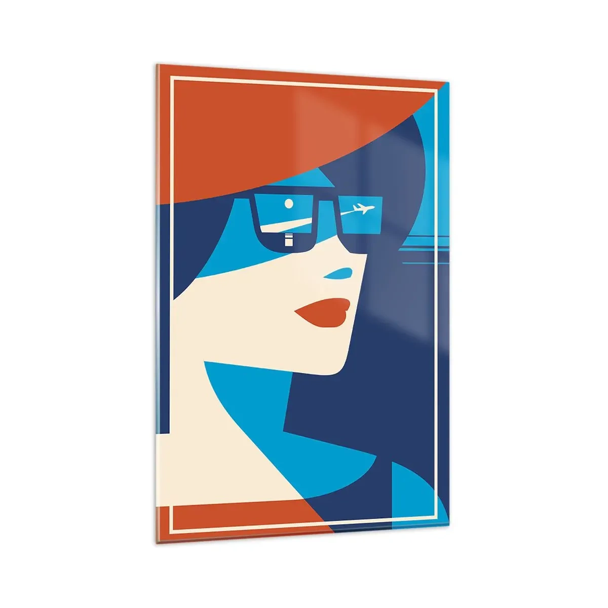 Impression sur verre - Image sur verre - Voyage de vacances - 80x120 cm