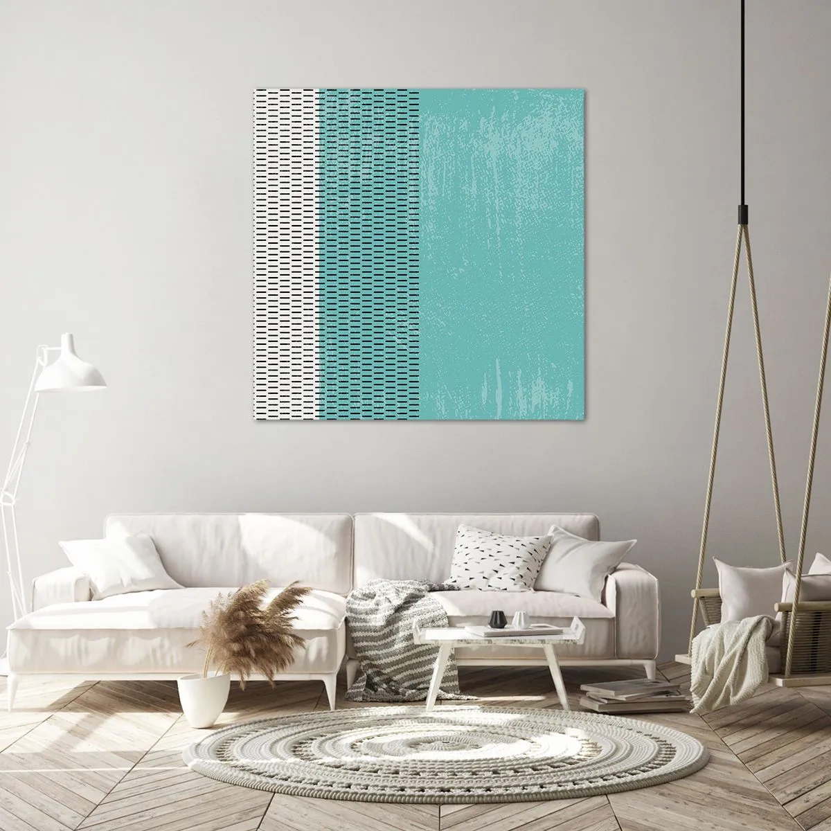 Impression sur toile - Image sur toile - Composition équilibrée - 70x70 cm