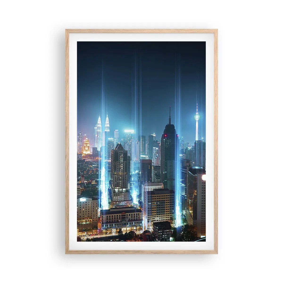 Affiche dans un chêne clair - Poster - À Berlin au paradis - 61x91 cm