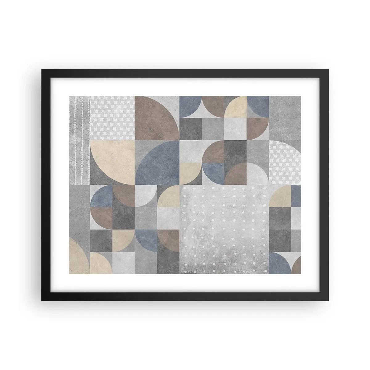 Affiche dans un cadre noir - Poster - Fantaisie de la céramique  - 50x40 cm