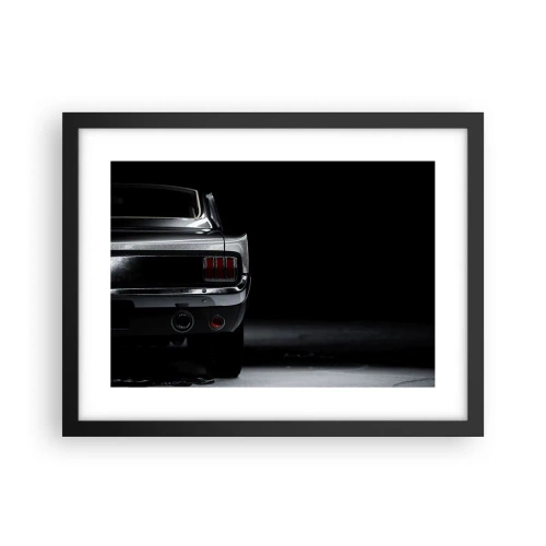 Affiche dans un cadre noir - Poster - Le charme du classique - 40x30 cm