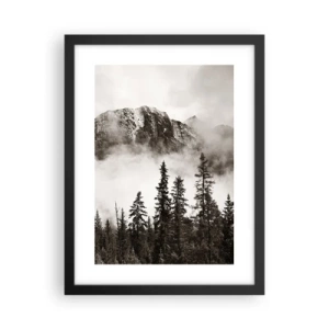 Affiche dans un cadre noir - Poster - Seigneur de granite - 30x40 cm