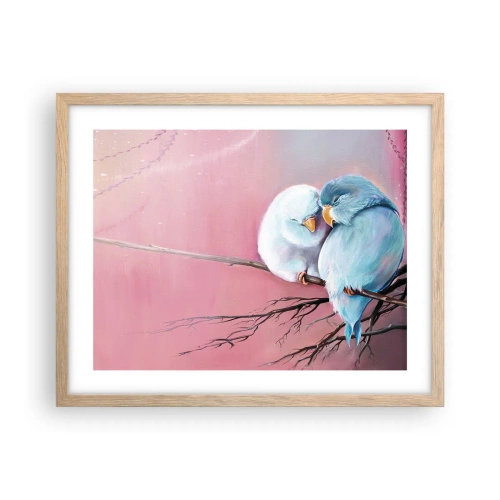 Affiche dans un chêne clair - Poster - Que dire de plus?... - 50x40 cm