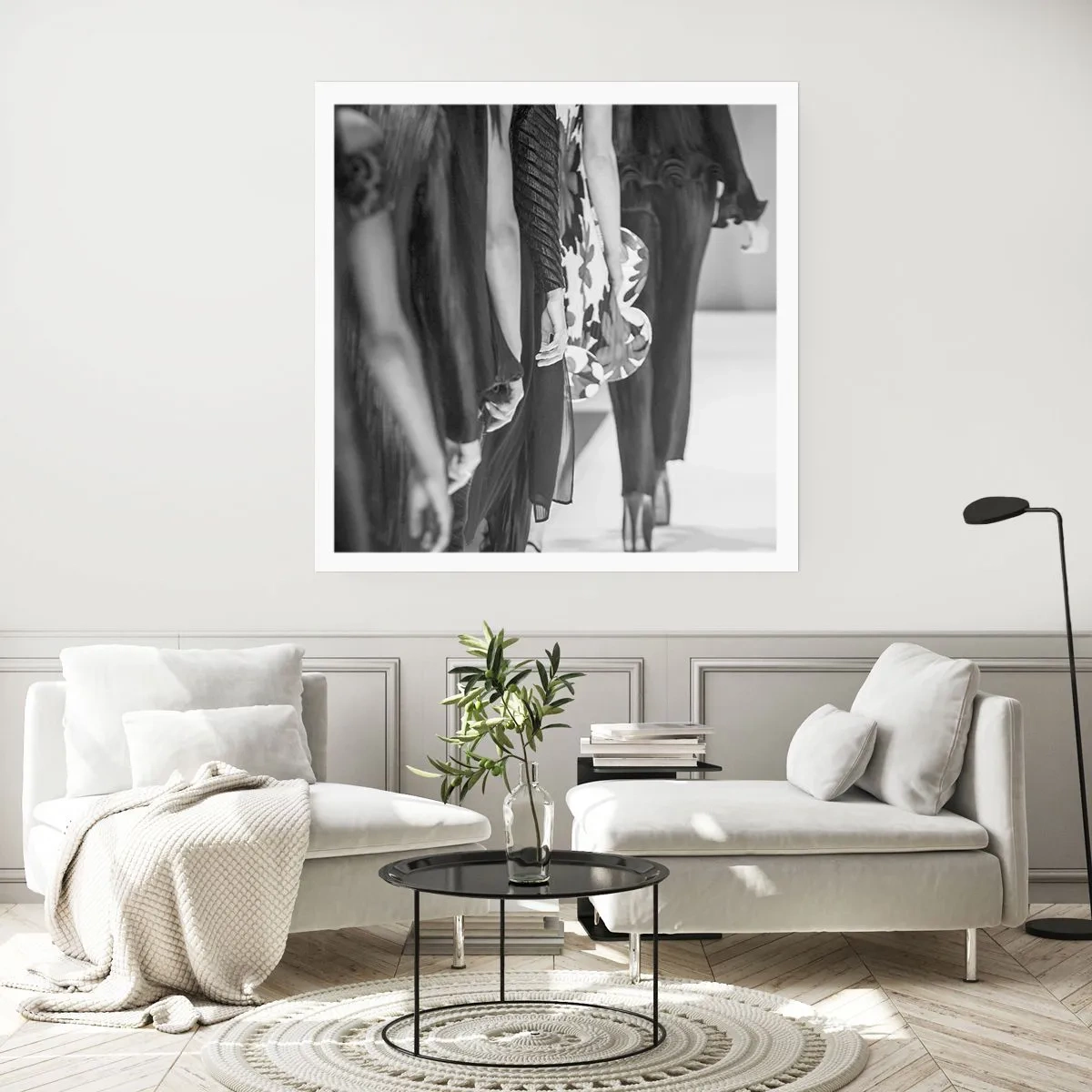 Affiche - Poster - Un défilé stylé - 60x60 cm