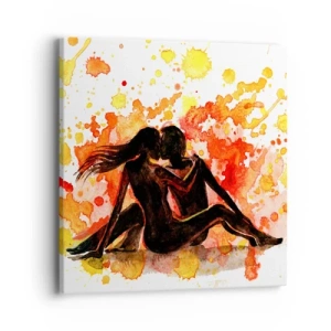 Impression sur toile - Image sur toile - Et la lumière fut - 40x40 cm