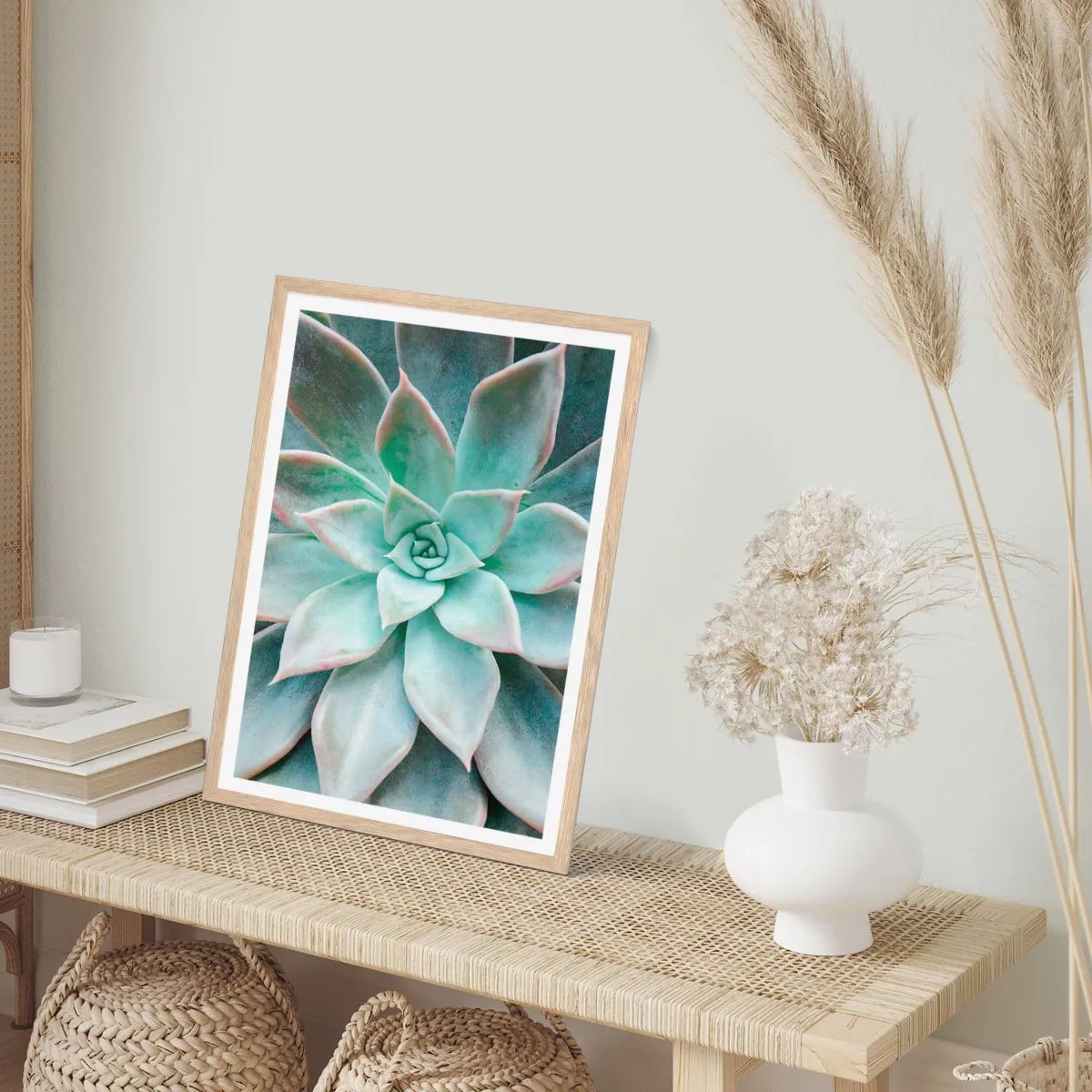 Affiche dans un chêne clair - Poster - Le coeur du désert - 40x50 cm