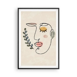 Affiche dans un cadre noir - Poster - Paix retrouvée - 61x91 cm