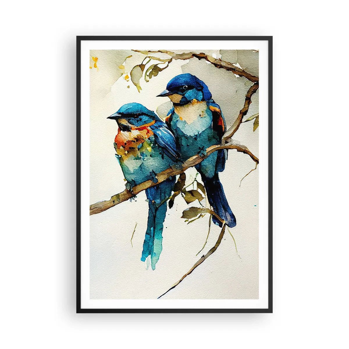 Affiche dans un cadre noir - Poster - A-t-il été offensé ? - 70x100 cm