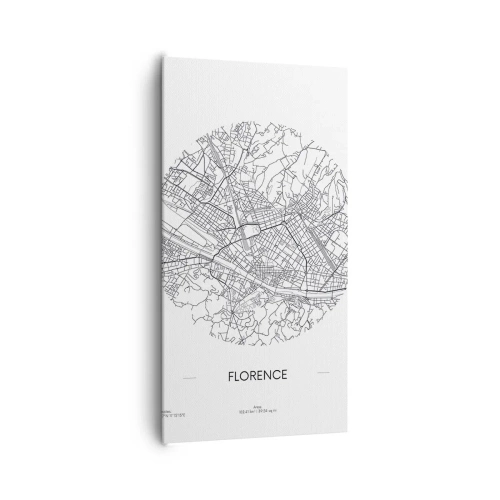 Impression sur toile - Image sur toile - Anatomie de Florence - 65x120 cm