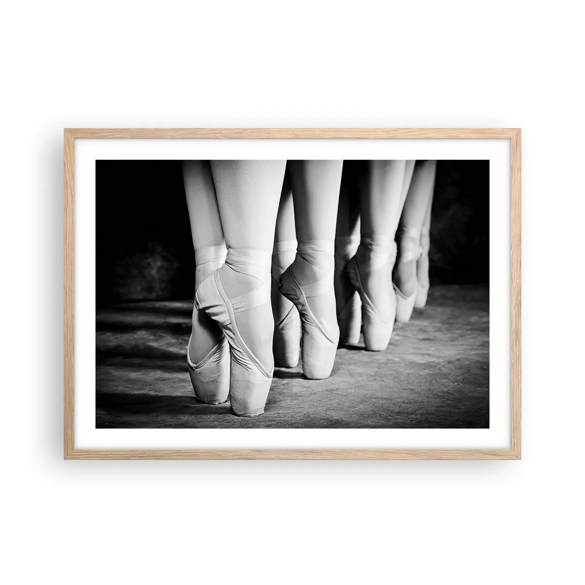 Affiche dans un chêne clair - Poster - Ensemble, simple - 70x50 cm