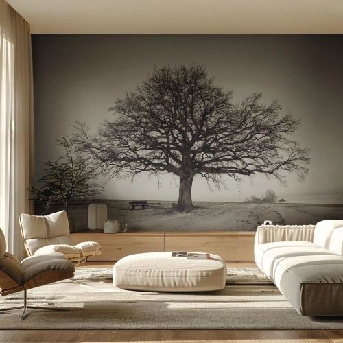 Papier Peint Autocollant Deluxe Sticker - D'ici à l'éternité - Paysage, Arbre, Nature - 400x280 cm