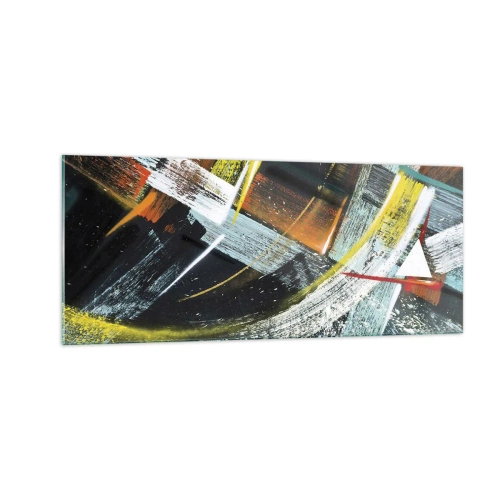 Impression sur verre - Image sur verre - L'énergie du mouvement - 100x40 cm