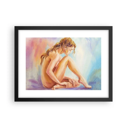 Affiche dans un cadre noir - Poster - Acte de jeunesse - 40x30 cm