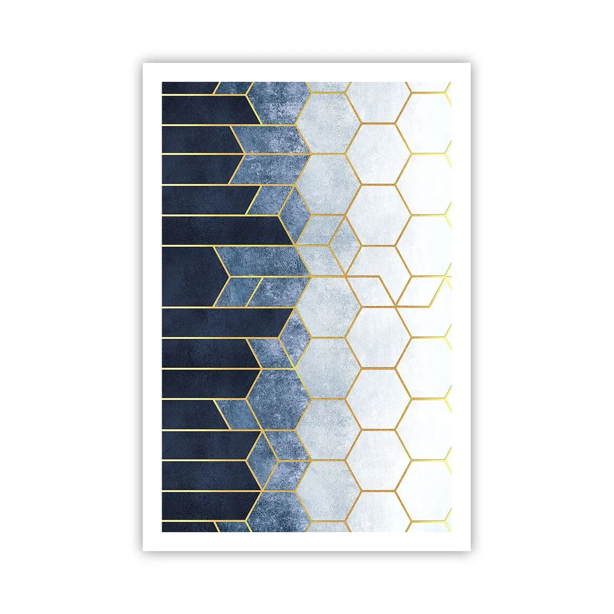 Affiche - Poster - Composition en rythme syncopé - 61x91 cm