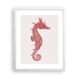 Affiche dans un cadre blanc - Poster - Une créature complexe - 40x50 cm