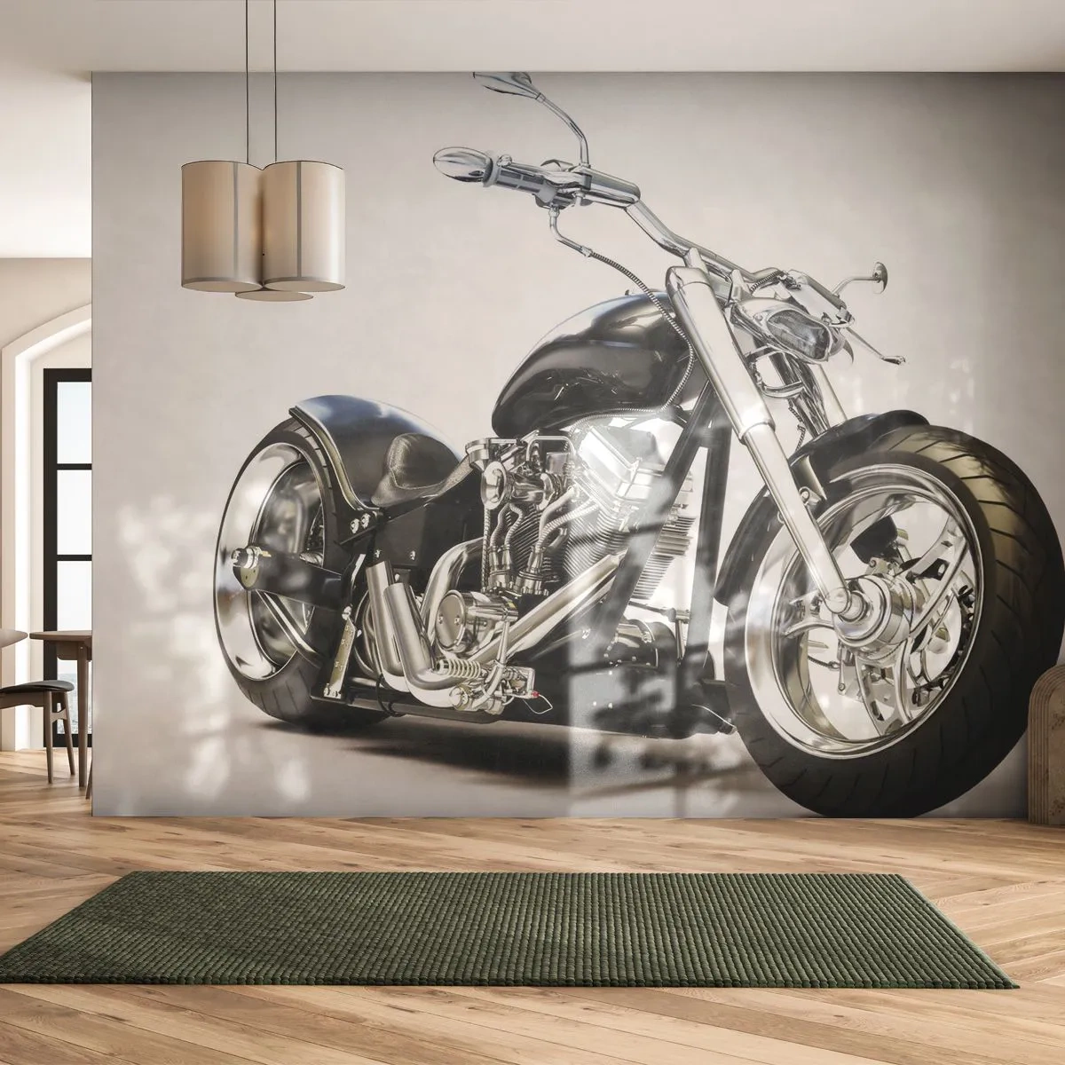 Papier Peint Autocollant Deluxe Sticker - Force de caractère - Automobile, Moto, Voyage - 250x175 cm