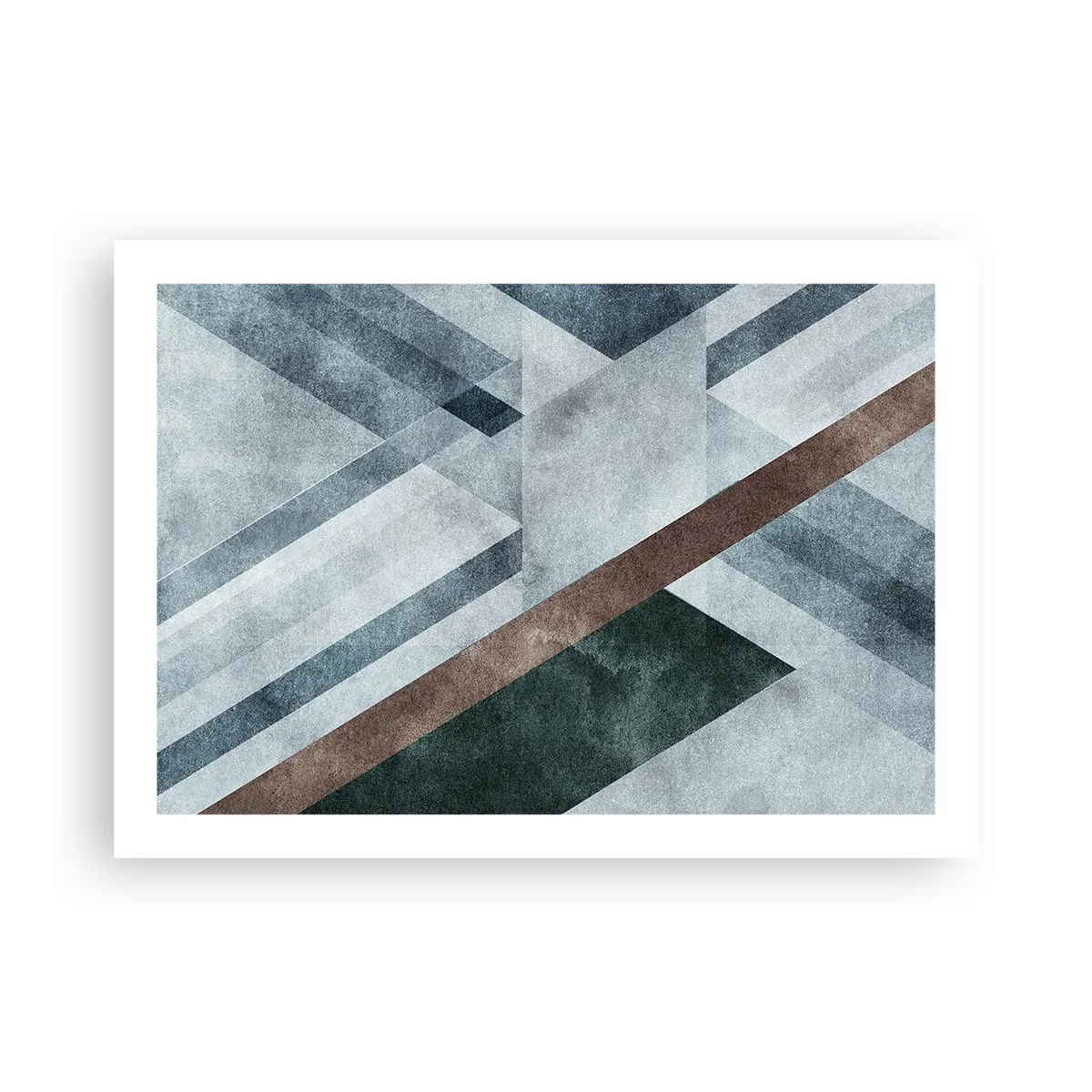 Affiche - Poster - Élégance sophistiquée de la géométrie - 70x50 cm