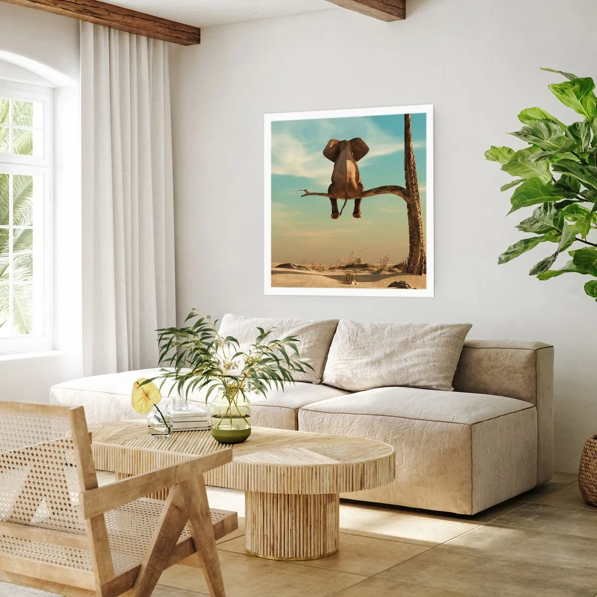 Affiche - Poster - Nouveau point de vue - 30x30 cm