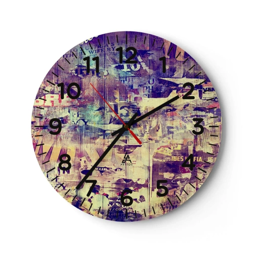Horloge murale - Pendule murale - Et c'est tout ce qu'il y a à faire - 30x30 cm