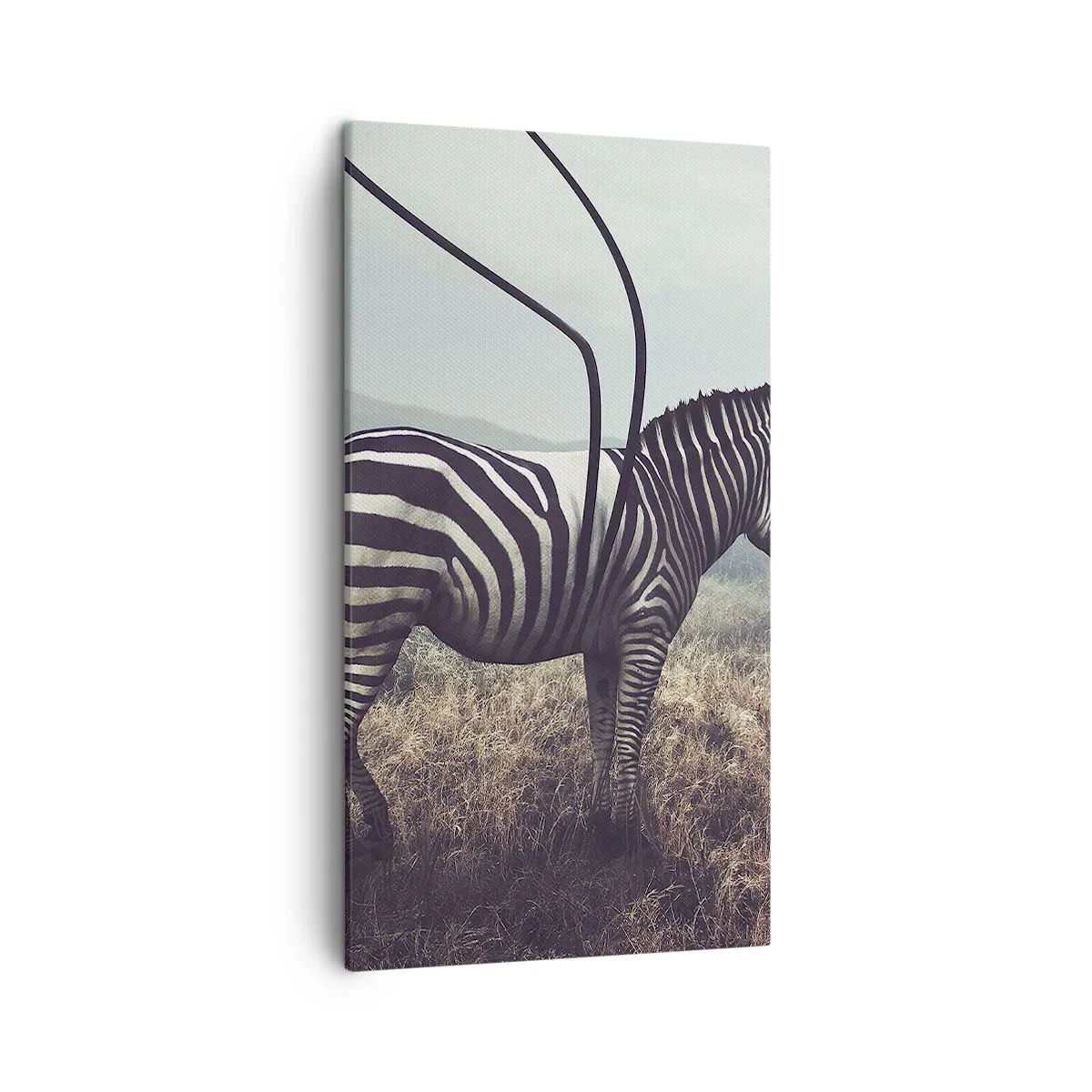 Impression sur toile - Image sur toile - Attention! Malfaçon - 45x80 cm