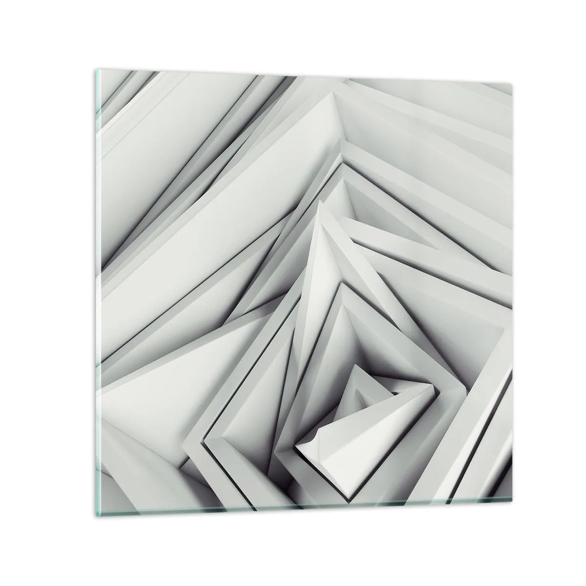 Impression sur verre - Image sur verre - Bourgeon d’angles vifs - 40x40 cm