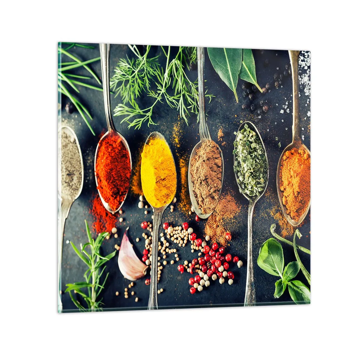 Impression sur verre - Image sur verre - Magie culinaire - 40x40 cm