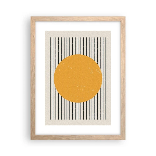 Affiche dans un chêne clair - Poster - Le pouvoir de la simplicité - 30x40 cm