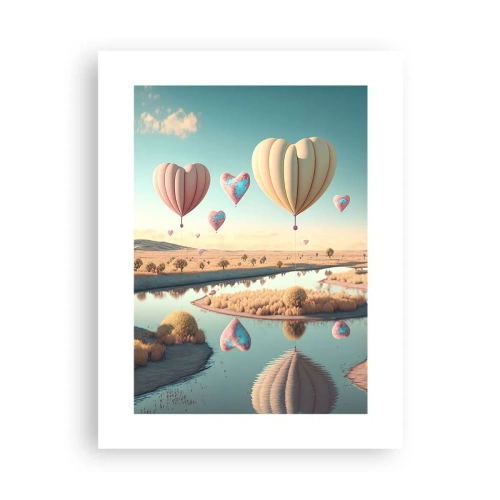 Affiche - Poster - L'amour te permet de t'élever - 30x40 cm