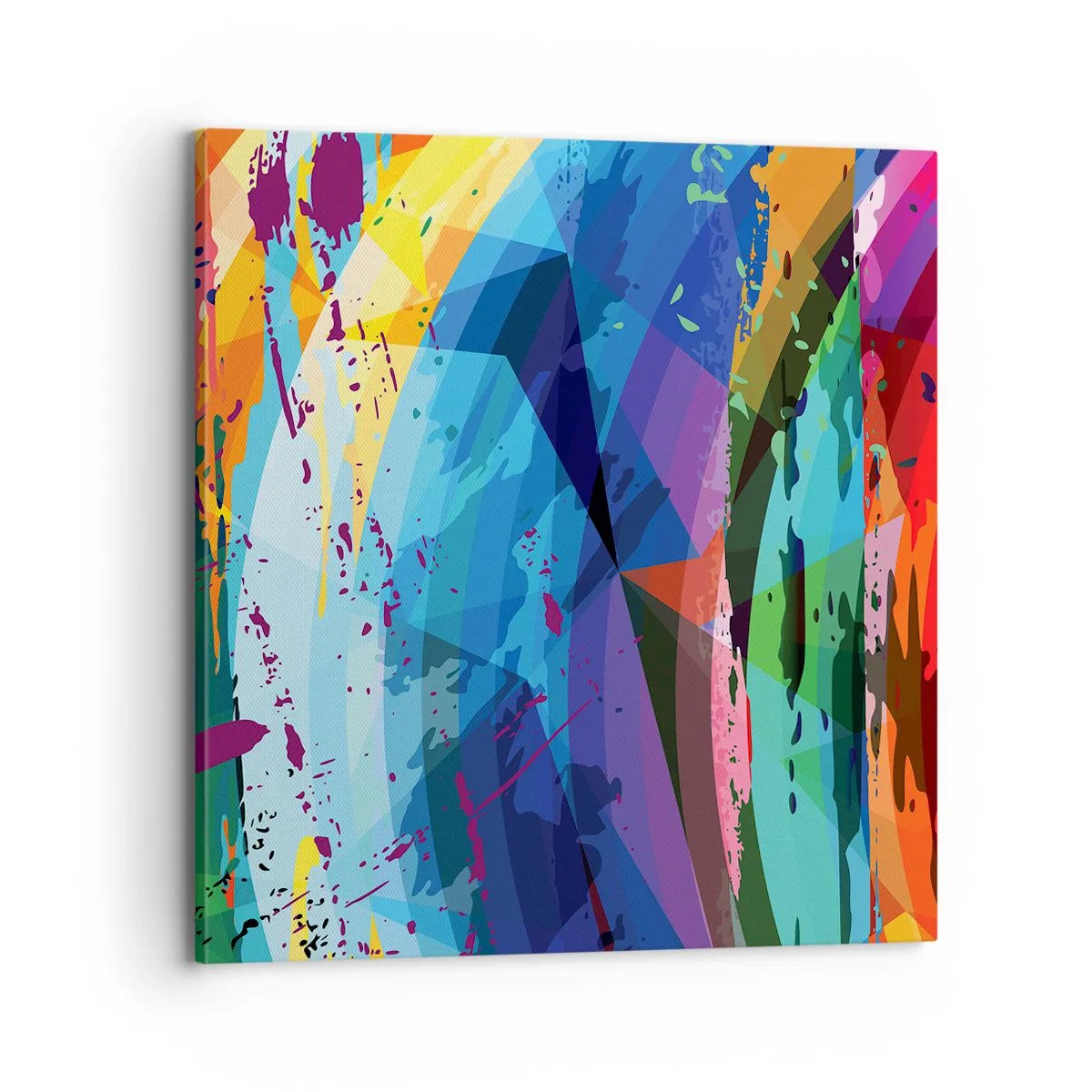 Impression sur toile - Image sur toile - Vertiges colorés - 70x70 cm