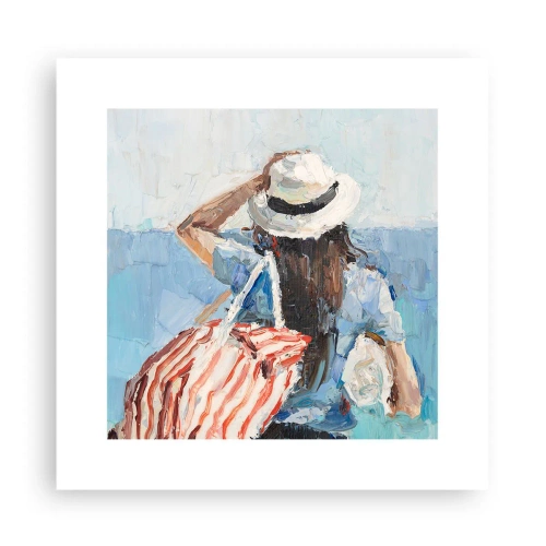 Affiche - Poster - Bienvenue à vos vacances - 30x30 cm