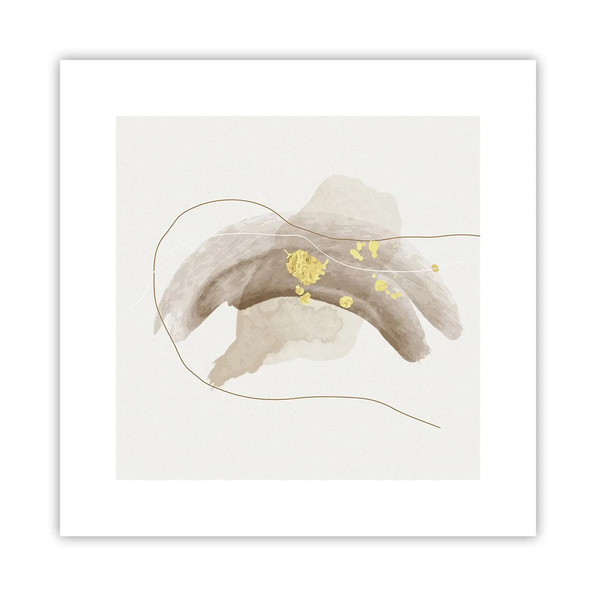 Affiche - Poster - rencontré dans l'espace - 30x30 cm