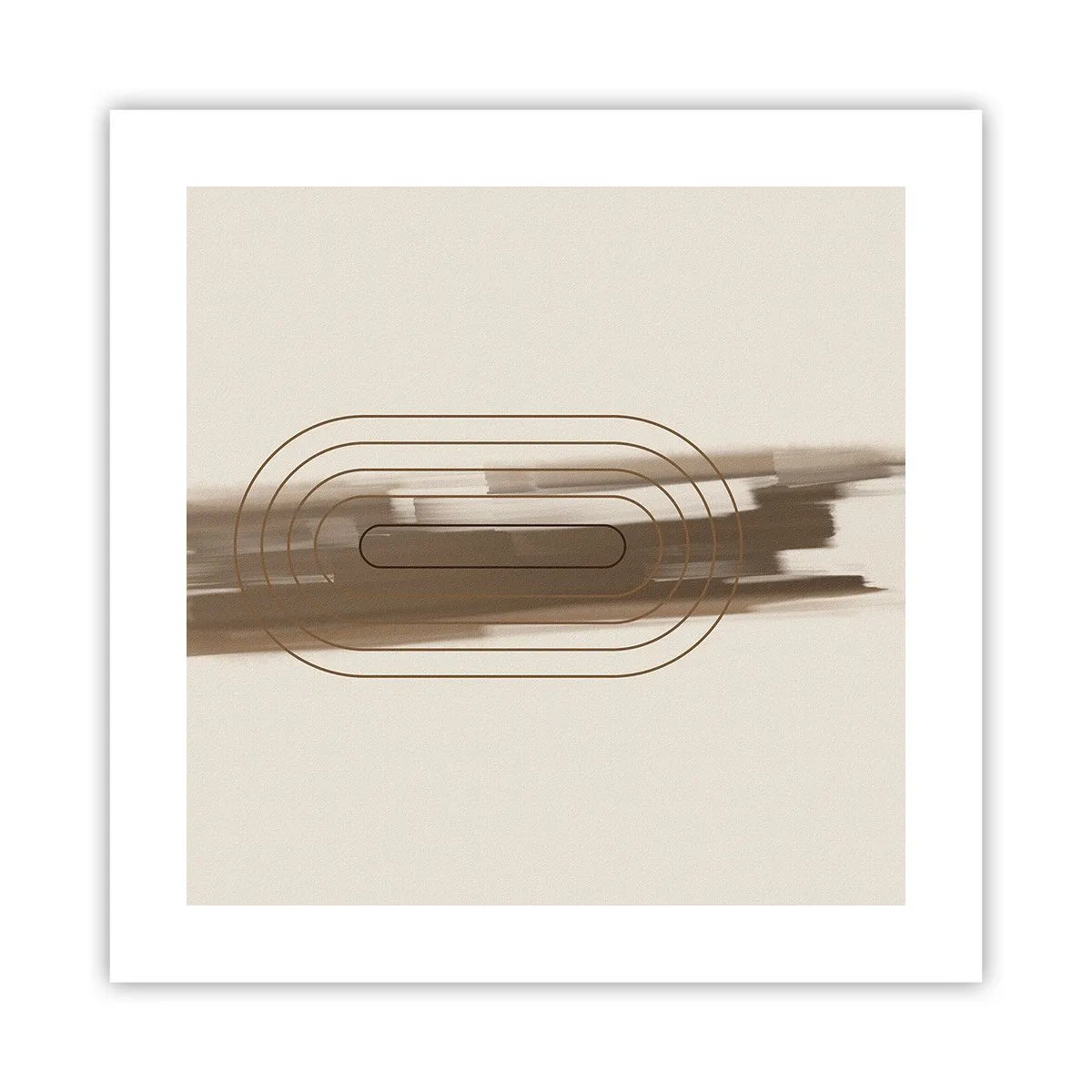 Affiche - Poster - Parfum de gris - 40x40 cm