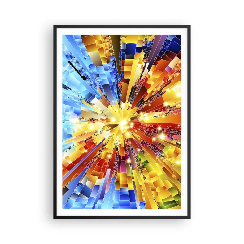 Affiche dans un cadre noir - Poster - In medias res - 70x100 cm