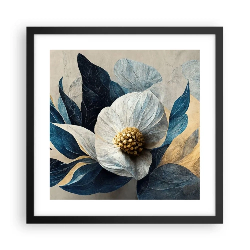 Affiche dans un cadre noir - Poster - Il a un coeur d'or - 40x40 cm