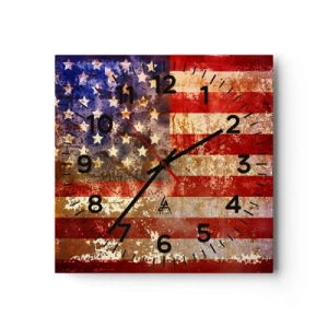 Horloge murale - Pendule murale - La gloire ne s'efface pas - 30x30 cm
