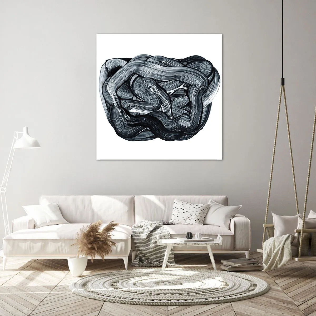 Impression sur toile - Image sur toile - Ce n'est pas si simple - 60x60 cm