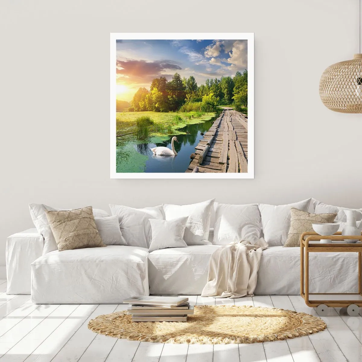 Affiche - Poster - L'été, l'été partout - 60x60 cm