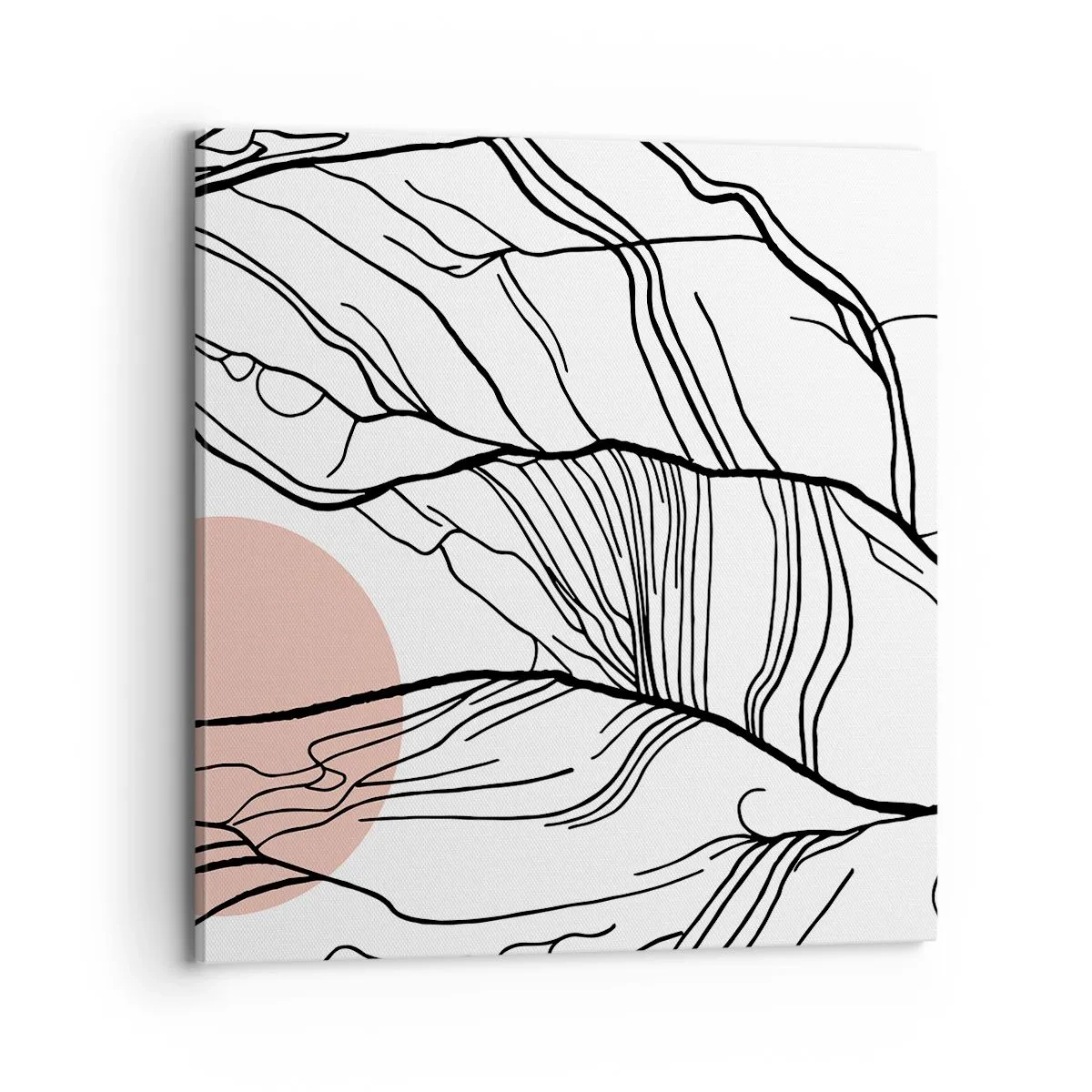 Impression sur toile - Image sur toile - Dans un réseau de brindilles - 70x70 cm