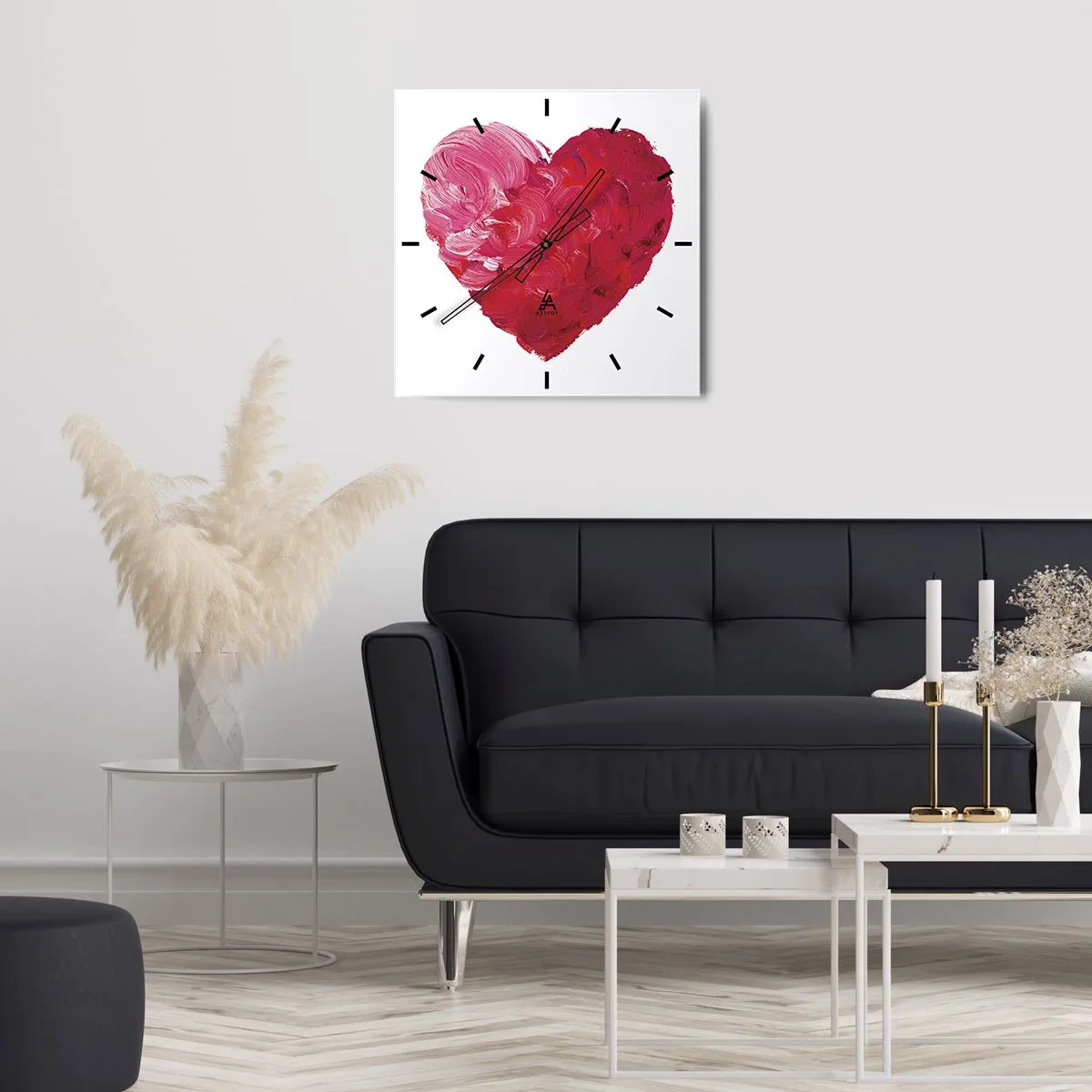 Horloge murale - Pendule murale - All you need is love - 30x30 cm