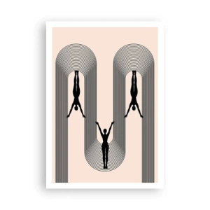 Affiche - Poster - Les jambes en l’air - 70x100 cm