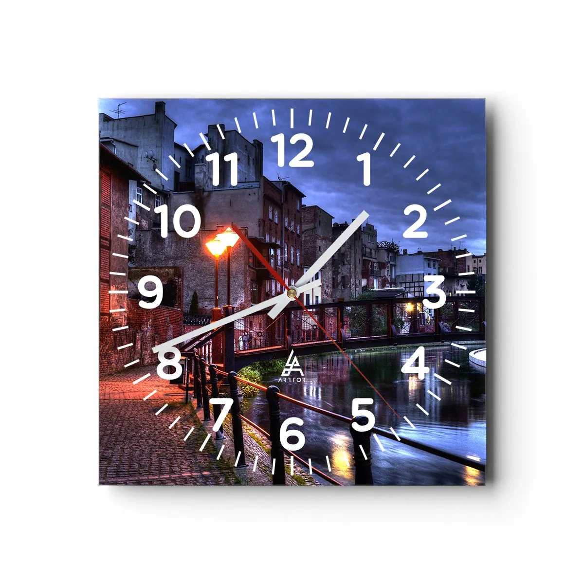 Horloge murale - Pendule murale - Tu n'as pas connu ce Bydgoszcz - 40x40 cm