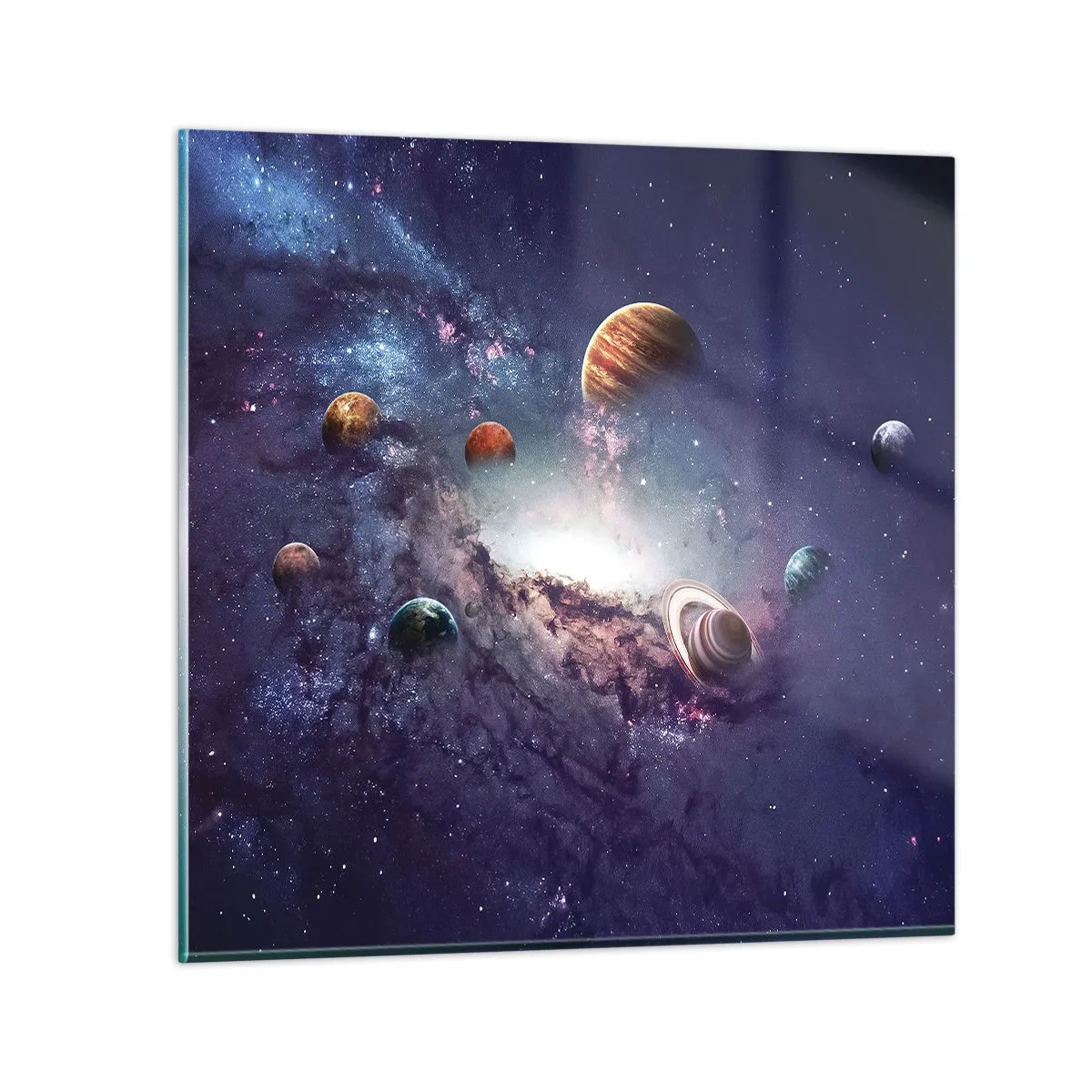 Impression sur verre - Image sur verre - Système de danse solaire - 30x30 cm